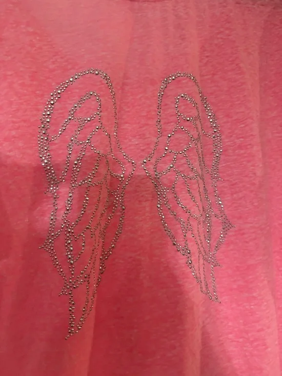 Victoria's Secret Coral Pink Crew Neck Tee - Picture 4 of 4